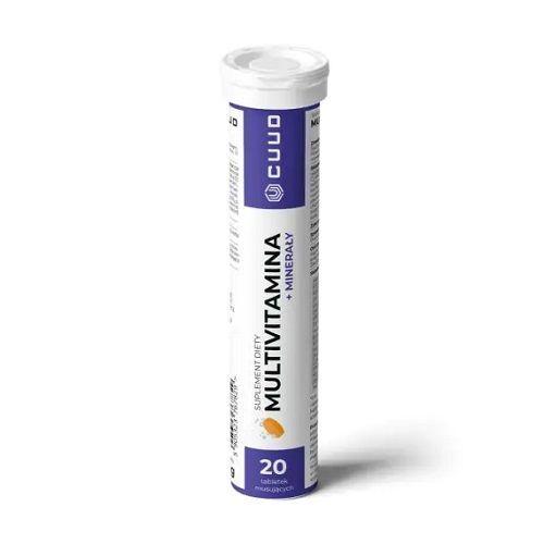 Miniaturka artykułu - CUUD Multivitamina + Minerały, 20 tabletek musujących