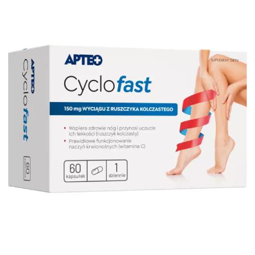 Miniaturka artykułu - APTEO Cyclofast, 60 kapsułek