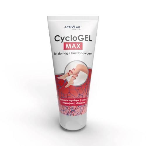 Miniaturka artykułu - CYCLOGEL MAX Żel do n&oacute;g z kasztanowcem, 200ml Activlab Pharma USZKODZONY KOREK