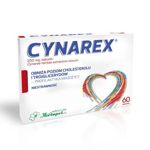 Miniaturka artykułu - Cynarex, 60 tabletek - obniża poziom cholesterolu i tr&oacute;jgliceryd&oacute;w