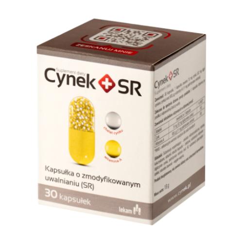 Miniaturka artykułu - Cynek+ SR, 30 kapsułek