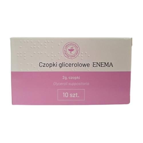 Miniaturka artykułu - Czopki glicerolowe LGO 2g, 10szt. BRAK TEKTUROWEGO OPAKOWANIA