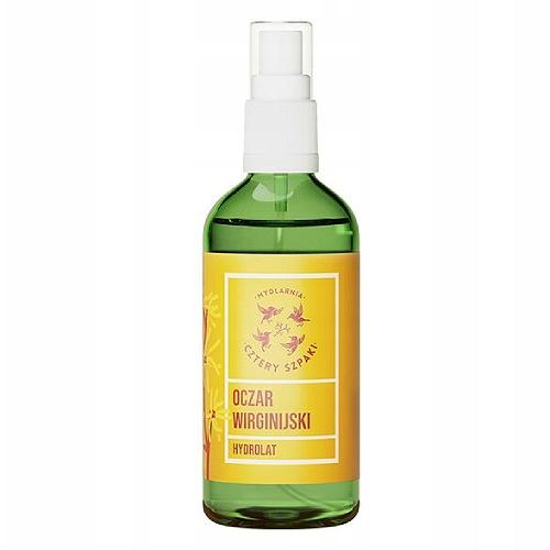 Miniaturka artykułu - Cztery Szpaki (4szpaki) Hydrolat z oczaru wirginijskiego, 100 ml 