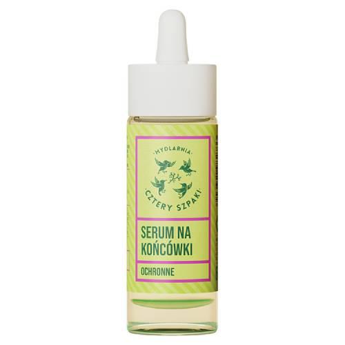 Miniaturka artykułu - Cztery Szpaki (4szpaki) Leśna R&oacute;ża Ochronne serum na końc&oacute;wki, 30 ml