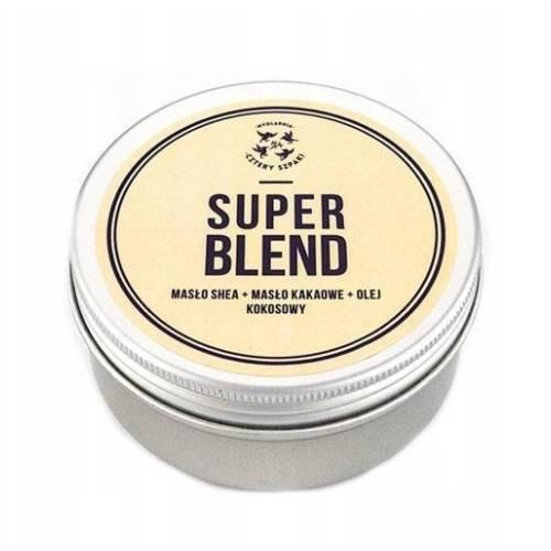 Miniaturka artykułu - CZTERY SZPAKI (4szpaki) Masło Do Ciała Super Blend masło shea + masło kakaowe + olej kokosowy, 150ml