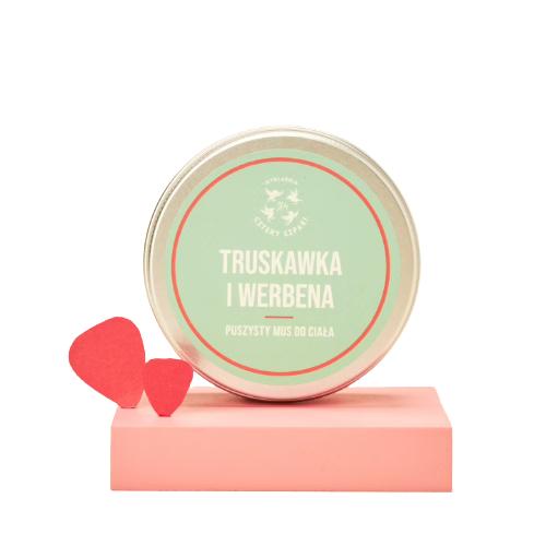 Miniaturka artykułu - CZTERY SZPAKI (4szpaki) Mus do ciała Truskawka i Werbena, 150ml