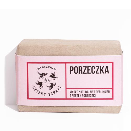 Miniaturka artykułu - CZTERY SZPAKI (4szpaki) Mydło Porzeczka - peelingujące, 110g