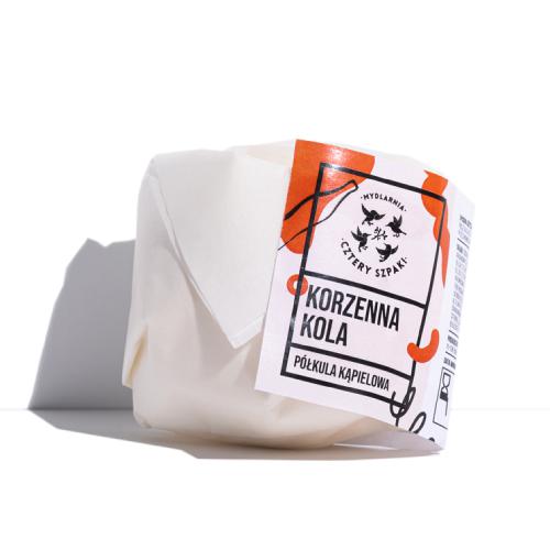 Miniaturka artykułu - CZTERY SZPAKI (4szpaki) P&oacute;łkula kąpielowa korzenna kola, 55g	