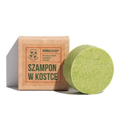 Miniaturka artykułu - CZTERY SZPAKI (4szpaki) Szampon Normalizujący - Rozmaryn i Mandarynka, 75g USZKODZONE OPAKOWANIE