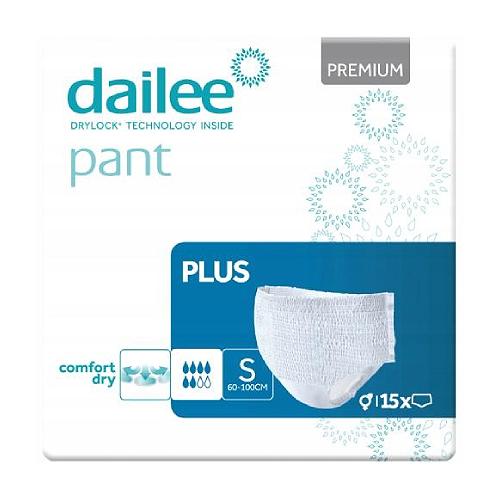 Miniaturka artykułu - DAILEE Pant Premium Plus Majtki chłonne S, 15szt.
