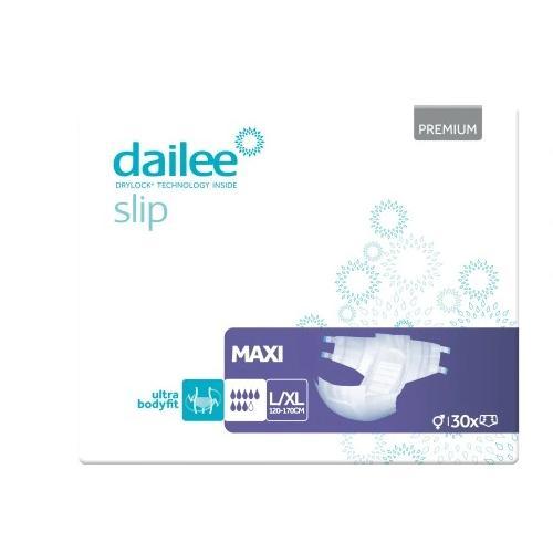 Miniaturka artykułu - DAILEE Slip Premium Maxi L/XL Pieluchomajtki, 30szt. KR&Oacute;TKA DATA 30.09.2026