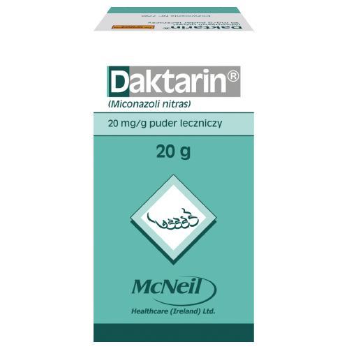 Miniaturka artykułu - DAKTARIN Puder - 20 g BRAK OPAKOWANIA