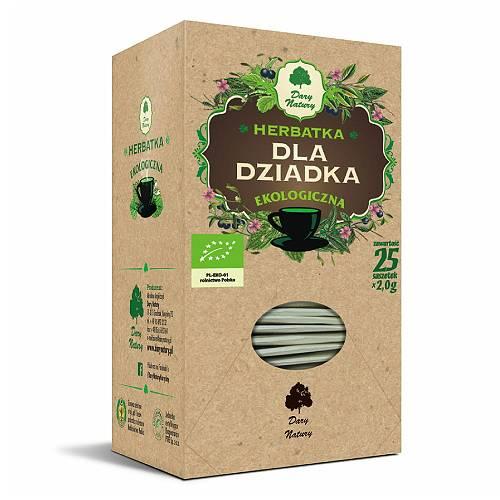 Miniaturka artykułu - Dary Natury EKO Herbatka dla dziadka, 25 x 2 g