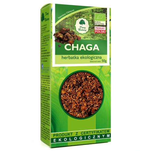 Miniaturka artykułu - DARY NATURY Herbatka ekologiczna Chaga Eko, 50g