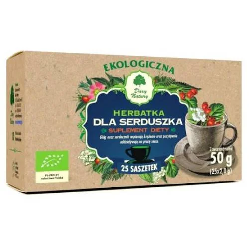 Miniaturka artykułu - DARY NATURY Herbatka Ekologiczna Dla Serduszka, 25x2,0g