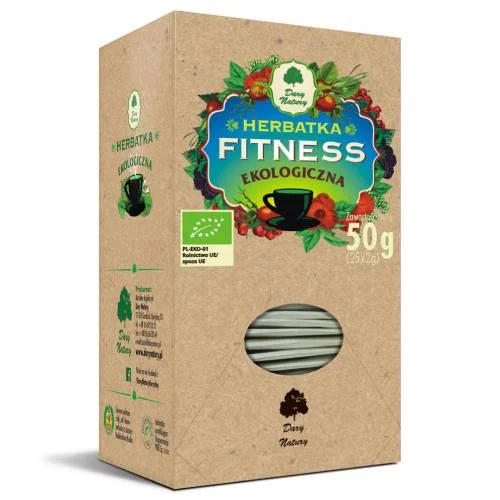 Miniaturka artykułu - DARY NATURY Herbatka Ekologiczna Fitness, 25x2g