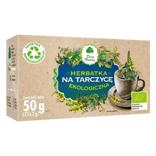 Miniaturka artykułu - DARY NATURY Herbatka Ekologiczna Na Tarczycę, 25x2g