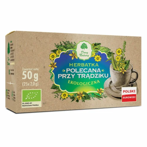 Miniaturka artykułu - DARY NATURY Herbatka Ekologiczna Polecana przy Trądziku, 25x2,0g