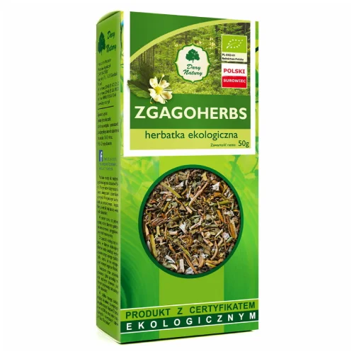 Miniaturka artykułu - DARY NATURY Herbatka Ekologiczna Zgagoherbs, 50g