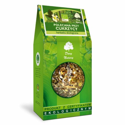 Miniaturka artykułu - DARY NATURY Herbatka Polecana przy cukrzycy EKO, 150g
