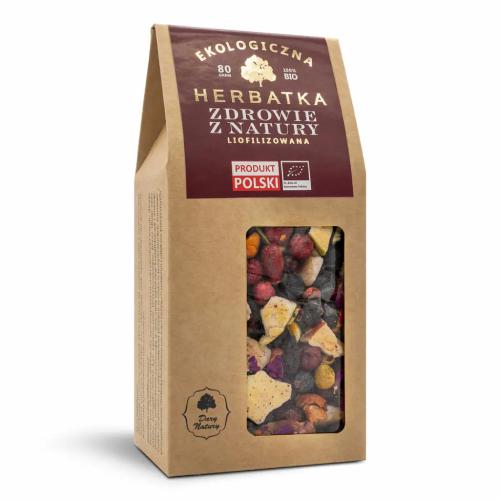 Miniaturka artykułu - DARY NATURY Herbatka Zdrowie z natury Liofilizowana Eko, 80g