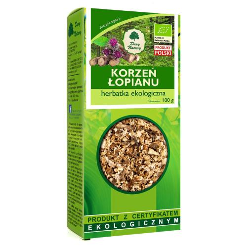 Miniaturka artykułu - Dary Natury&nbsp;Korzeń łopianu herbatka ekologiczna, 100 g