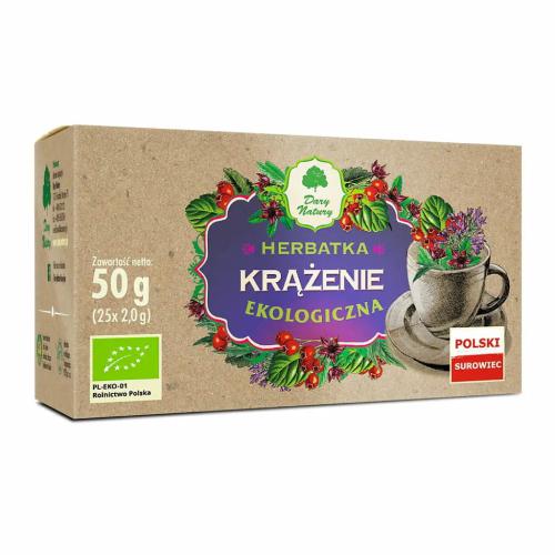 Miniaturka artykułu - DARY NATURY Krążenie EKO, 25 saszetek