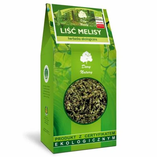 Miniaturka artykułu - Dary Natury Ekologiczna herbatka ziołowa Liść Melisy, 100 g