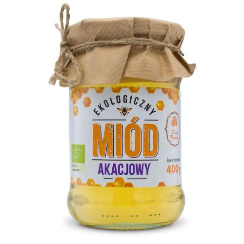 Miniaturka artykułu - DARY NATURY Mi&oacute;d nektarowy akacjowy Bio, 400g