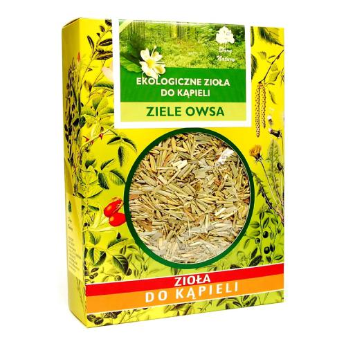 Miniaturka artykułu - DARY NATURY Owies Słoma Ekologiczne zioła do kąpieli, 150g 