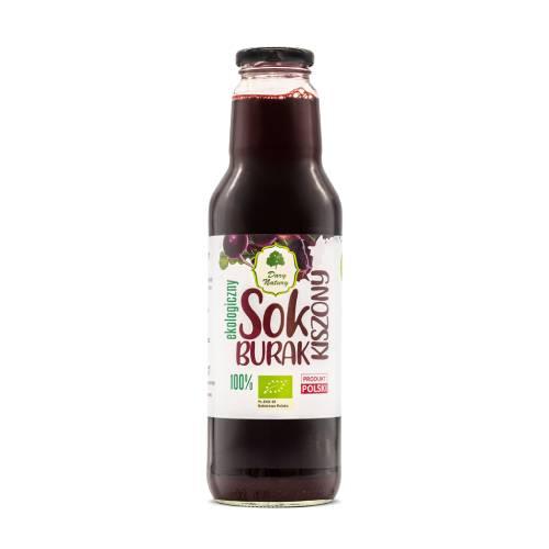 Miniaturka artykułu - Dary Natury Sok Burak kiszony, 750 ml