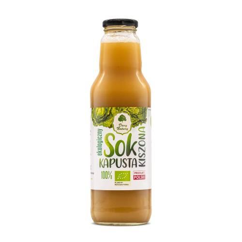 Miniaturka artykułu - Dary Natury Ekologiczny Sok kapusta kiszona, 750 ml