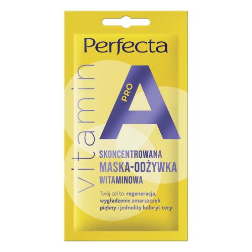 Miniaturka artykułu - Perfecta Beauty Vitamin pro A Skoncentrowana maska-odżywka witaminowa, 8 ml