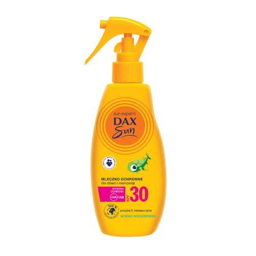 Miniaturka artykułu - Dax Sun Mleczko ochronne dla dzieci i niemowląt w sprayu SPF 30, 200 ml