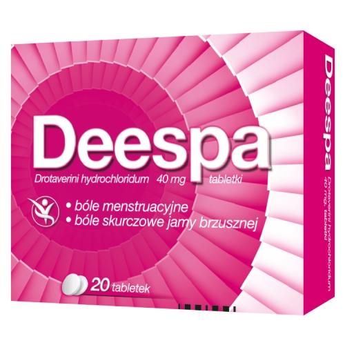 Miniaturka artykułu - Deespa 40mg - 20 tabletek