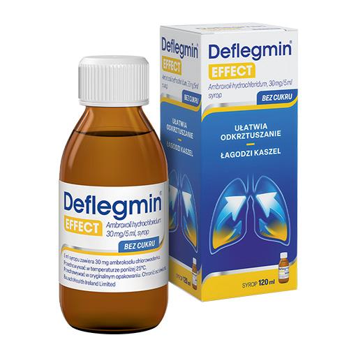 Miniaturka artykułu - Deflegmin Effect syrop 30mg/5ml, 120ml