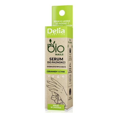 Miniaturka artykułu - DELIA Bio Nails Odbudowujące serum do paznokci Ceramidy i Cynk, 11ml