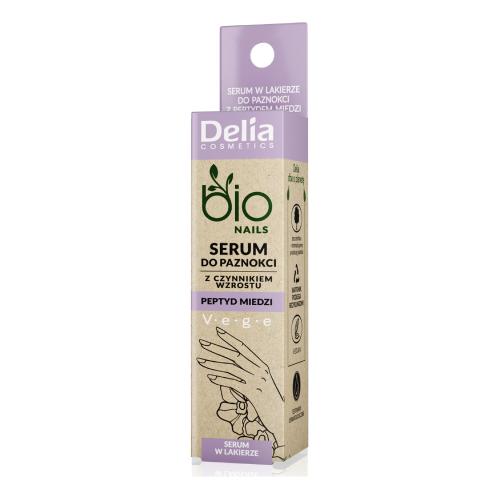 Miniaturka artykułu - DELIA Bio Nails Serum do paznokci stymulujące wzrost Peptydy miedzi, 11ml