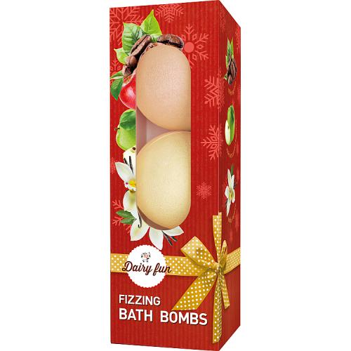 Miniaturka artykułu - DELIA Dairy Fun Musujące kule do kąpieli, 3x100 g