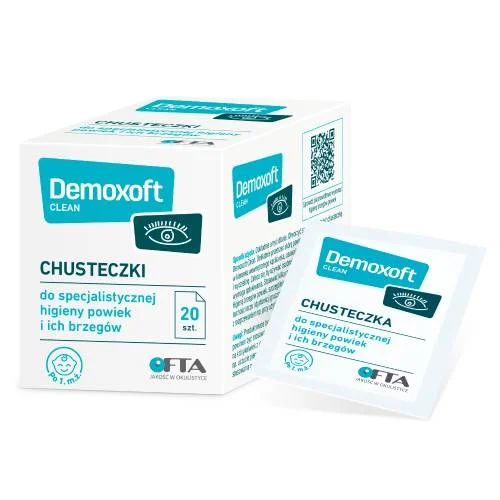Miniaturka artykułu - DEMOXOFT Clean - 20 chusteczek