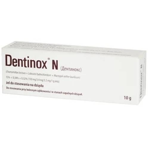 Miniaturka artykułu - Dentinox N Żel do stosowania na dziąsła, 10 g 