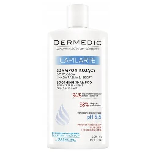 Miniaturka artykułu - DERMEDIC CAPILARTE Szampon kojący, 300ml
