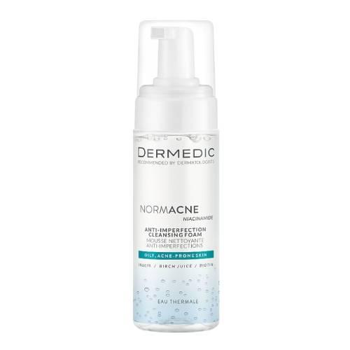 Miniaturka artykułu - DERMEDIC NORMACNE Pianka oczyszczająca przeciw niedoskonałościom, 170ml