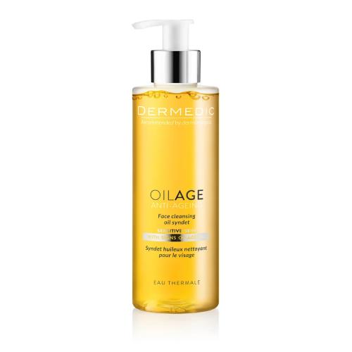 Miniaturka artykułu - DERMEDIC OILAGE Olejowy syndet do mycia twarzy, 200ml