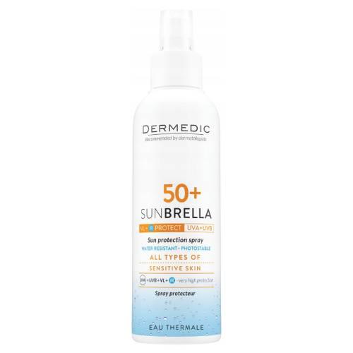 Miniaturka artykułu - DERMEDIC SUNBRELLA Spray ochronny SPF50+, 150ml
