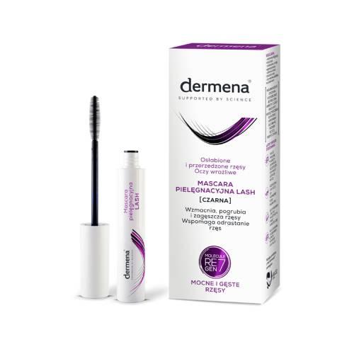 Miniaturka artykułu - Dermena Lash Mascara pielęgnacyjna czarna, 10 ml