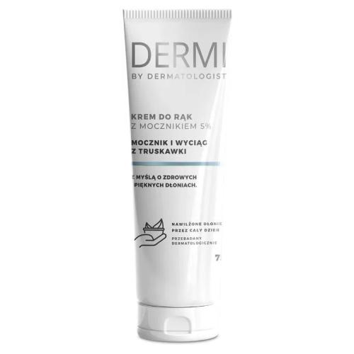 Miniaturka artykułu - DERMI Krem do rąk z mocznikiem 5%, 75ml