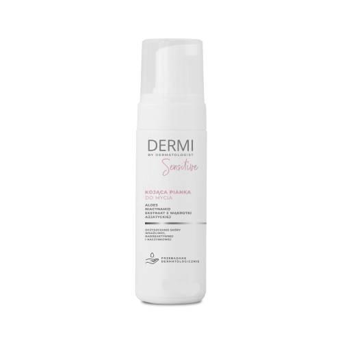 Miniaturka artykułu - DERMI Sensitive pianka do mycia kojąca, 150 ml
