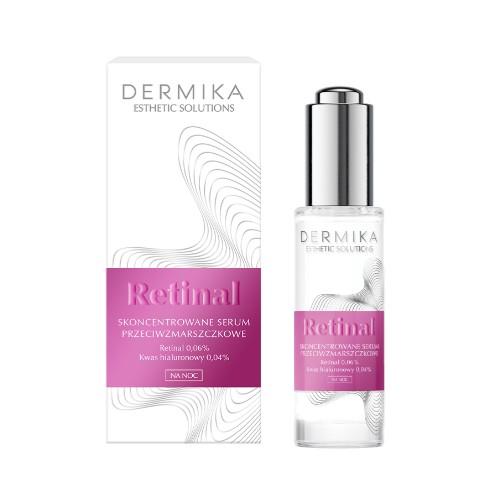 Miniaturka artykułu - DERMIKA Esthetic Solutions Retinal Serum Przeciwzmarszczkowe na Noc, 30ml