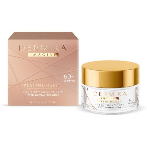 Miniaturka artykułu - DERMIKA IMAGINE PLATINUM SKIN Ciekłokrystaliczny krem przeciwzmarszczkowy 60+, 50ml